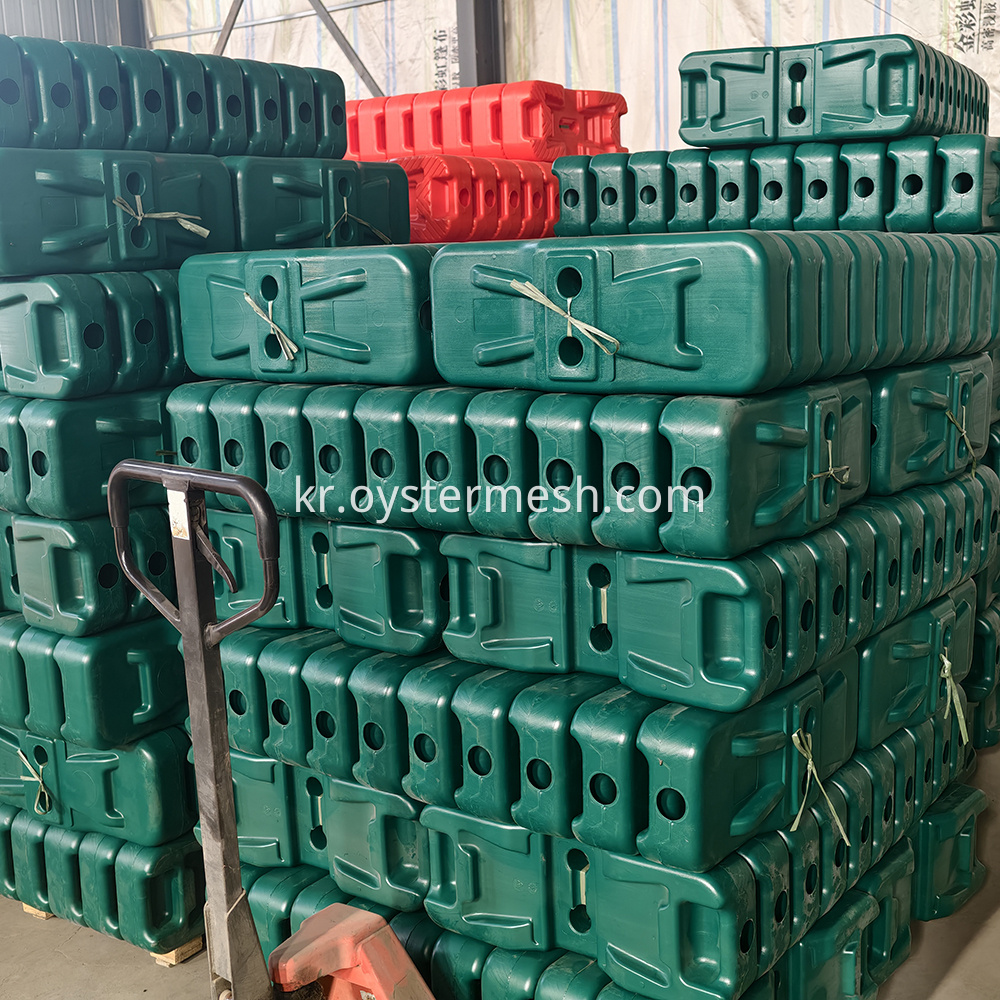 plastic fence base green (1)